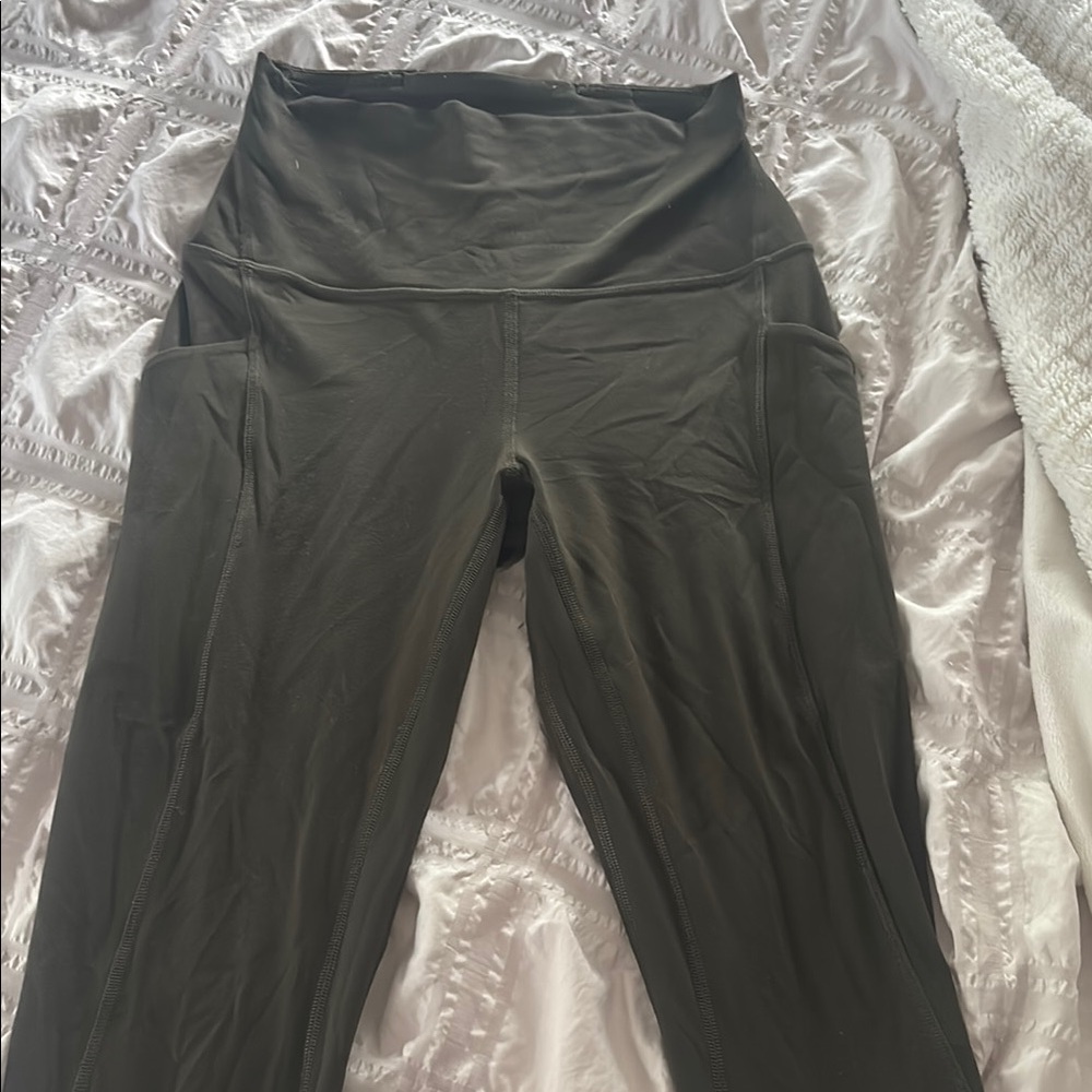 lululemon athletica Olive Green Leggings